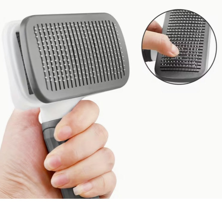 Självrengörande hundborste