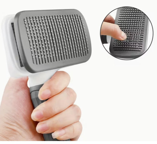 Självrengörande hundborste